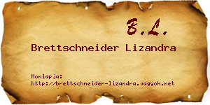 Brettschneider Lizandra névjegykártya